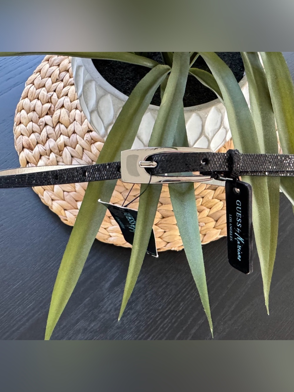 Guess by Marciano - Black Skinny Belt